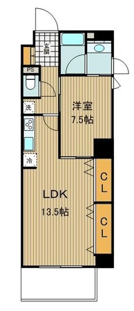 パークアクシス八丁堀の物件間取画像